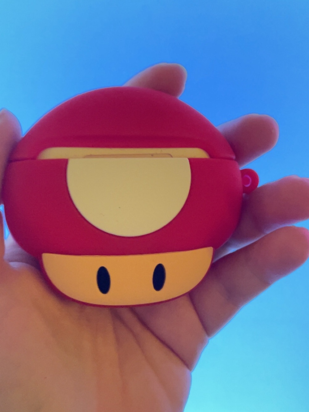 Apple AirPods Pro 2nd gen. With Mario mushroom case